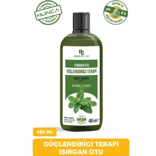 Hunca Care Isırgan Otlu Bitkisel Şampuan Saçların Parlak Görünmesine Yardımcı 485 Ml