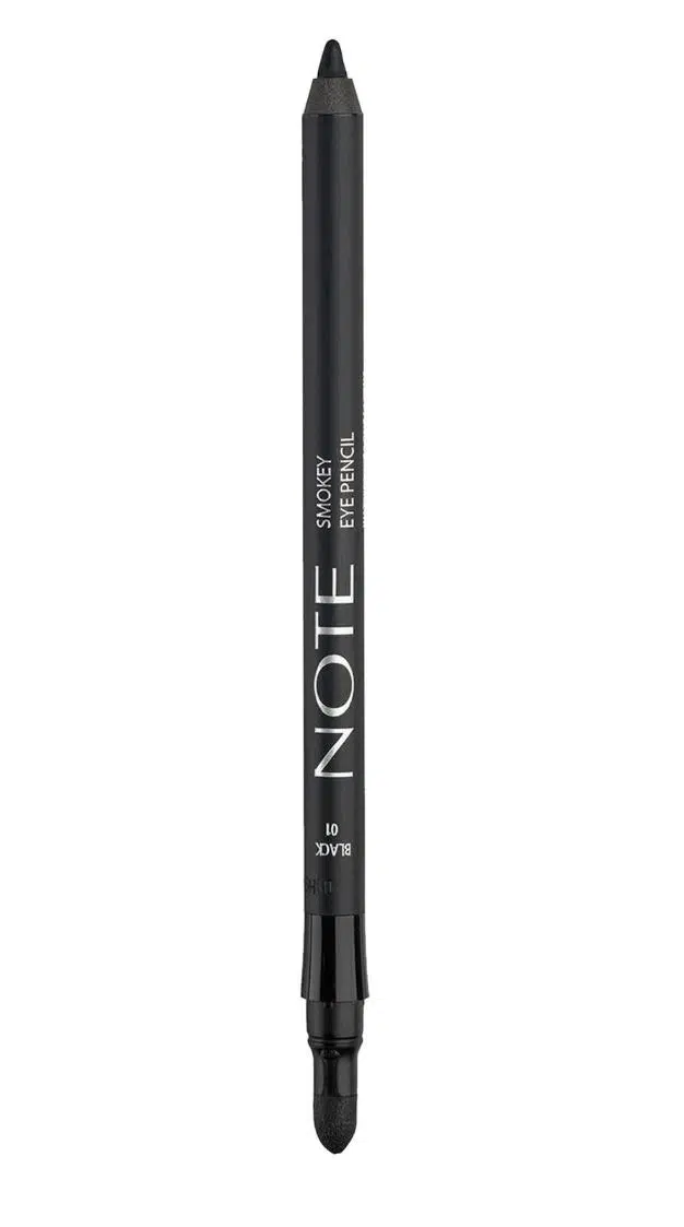 Note Smokey Eye Waterproof Aplikatörlü Göz Kalemi 01 Black - Siyah