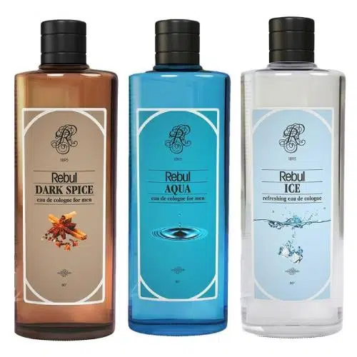 Rebul Aqua 250 Ml + Dark 250 Ml + Ice 250 Ml Kolonya