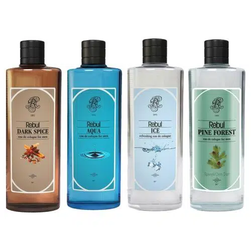 Rebul Aqua 250 Ml + Dark Spice 250 Ml + Ice 250 Ml + Pine Forest 250 Ml Kolonya