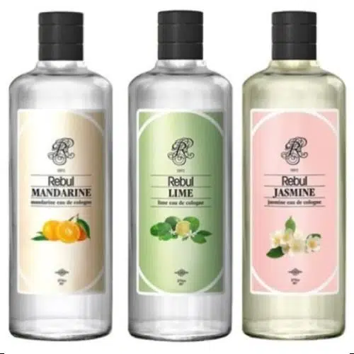 Rebul Mandarine 250 Ml + Lime 250 Ml + Jasmine 250 Ml Kolonya