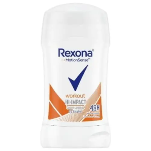 Rexona Motion Sense Workout Hı-Impact Terleme Karşıtı Kadın Stick Deodorant 40 Gr