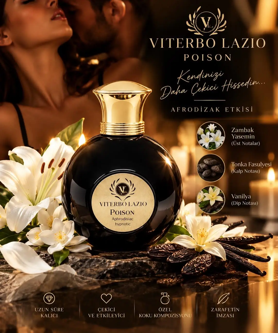 Viterbo Lazio Poison Aphrodisiac Hypnotic Edt 100 Ml Kadın Parfüm